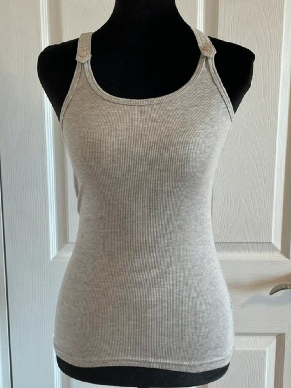 Robert Rodriguez Women’s Gray Ribbed Tank Top S
